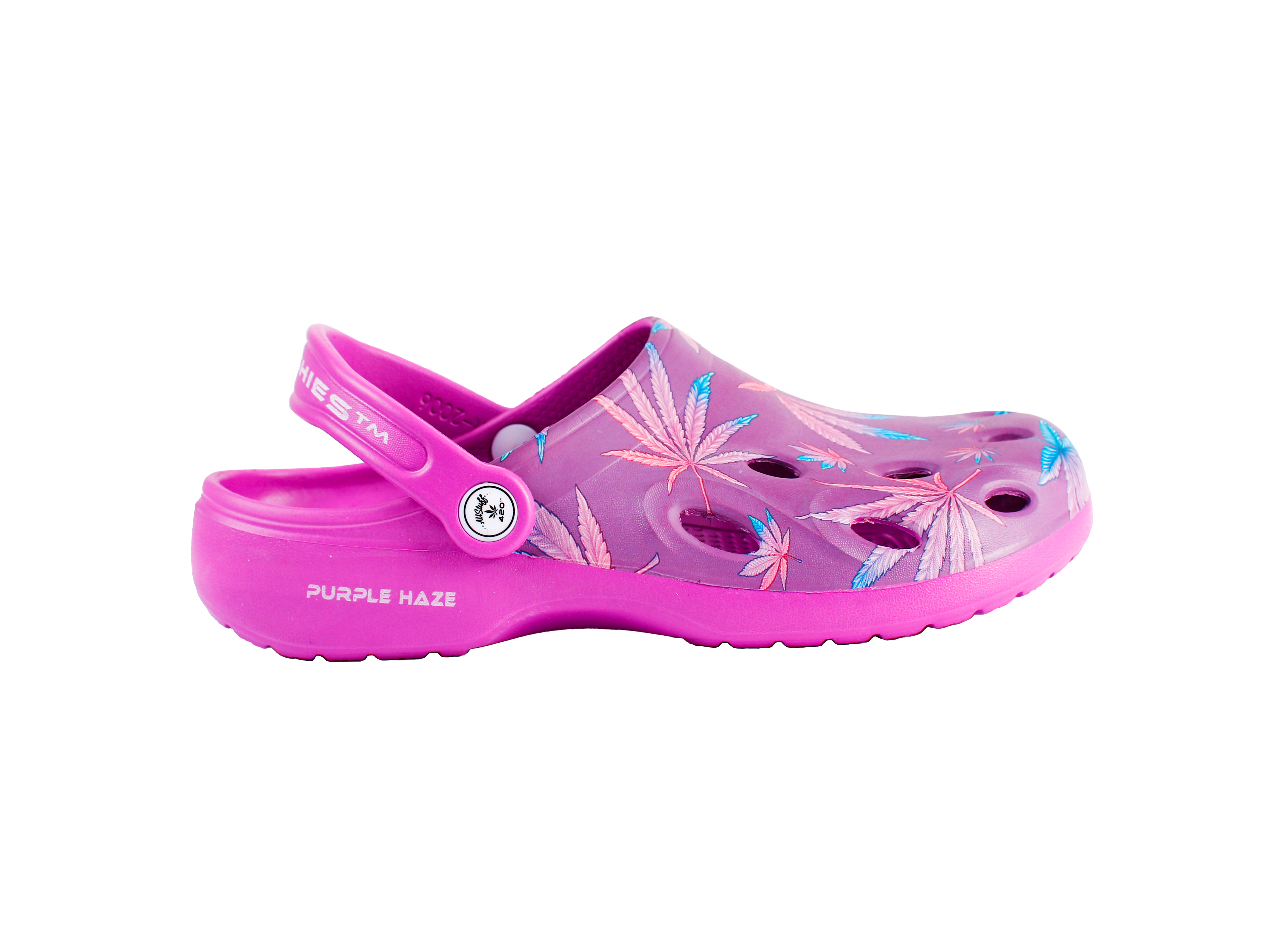 Holiday Apparel OG Kushies Purple Haze Clog Shoes for Men and Women Schoenen damesschoenen Klompen & Muilen 420 themed design Lightweight Slippers 